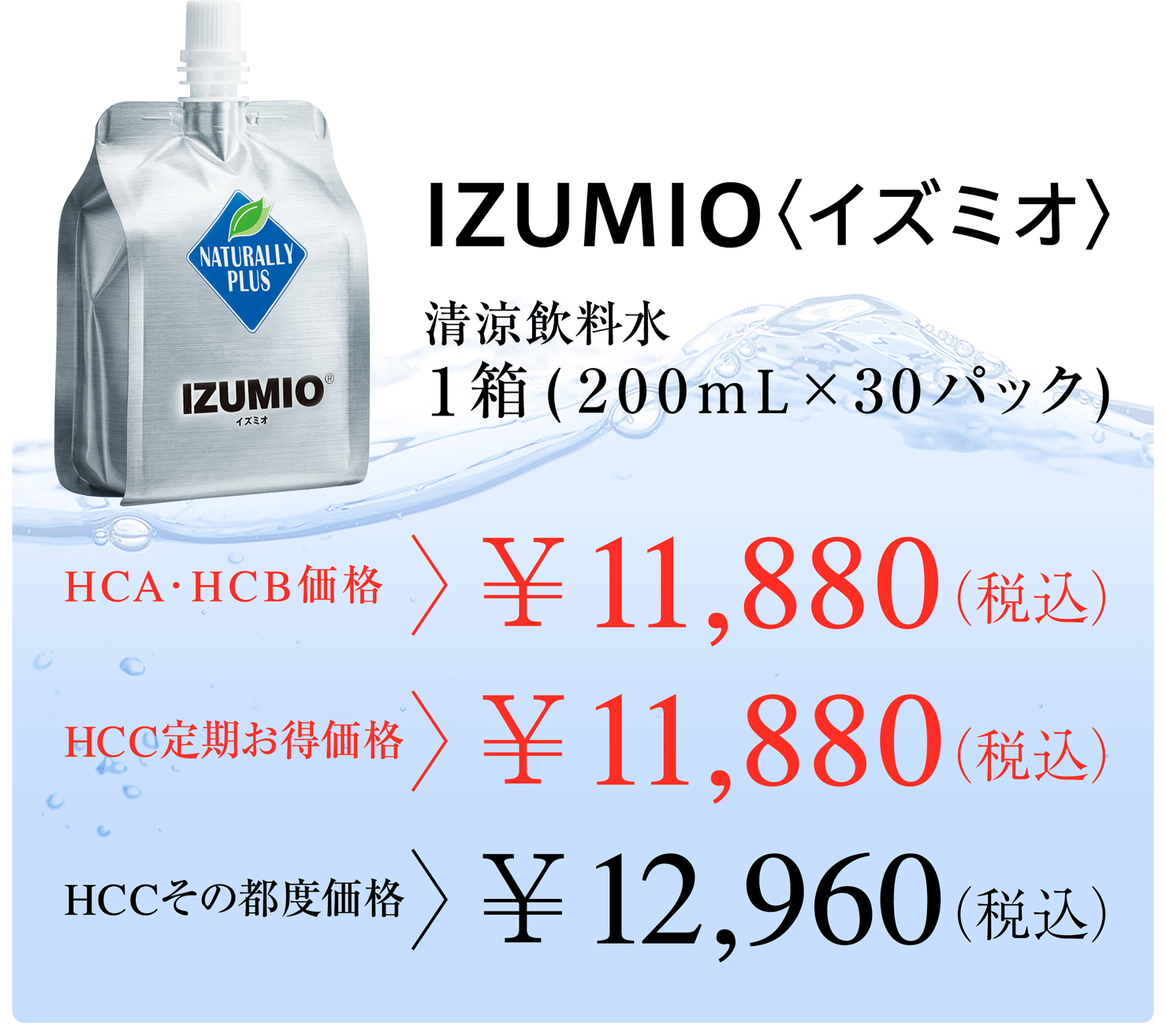 IZUMIO〈イズミオ〉 清涼飲料水 1箱 ( 200ml × 30パック)